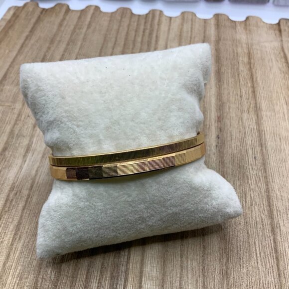 Monet Bundle Gold Tone Bangle Bracelet - Picture 5 of 5